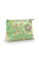 Pip Studio Pip Studio Caryn Cosmetic Bags Combi Matata Green 26x7.5x18cm/22x1x13cm - thumbnail