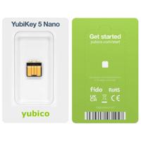 Yubico YubiKey 5 Nano - Two Factor Authentication USB Security Key, Fits USB-A Ports - Protect Your Online Accounts with More Than a Password, FIDO Certified USB Password Key, Extra Compact Size - thumbnail