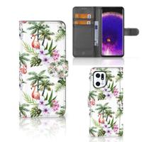OPPO Find X5 Pro | Telefoonhoesje | Met pasjeshouder | Flamingo Palms - thumbnail