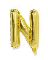 HEMA Folieballon letter N 30cm goud (goud) - thumbnail