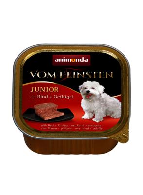 ANIMONDA Vom Feinsten Junior Beef with poultry - nat hondenvoer - 150g