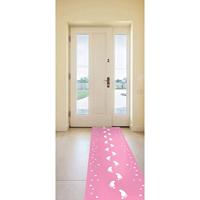 Baby Roze Geboorte Loper 2,5mtr - thumbnail