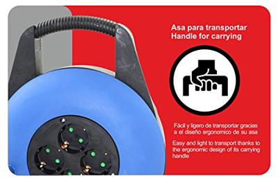 Verlenging Silver Electronics Furling Blauw 3500W - Maat: 10 m