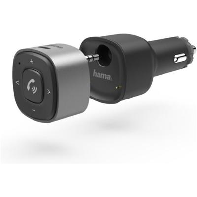 Hama Bluetooth-receiver voor auto, met 3,5-mm-stekker en USB-oplader Kabel Zwart Hama Bluetooth-receiver voor auto, met 3,5-mm-stekker en USB-oplader Kabel Zwart