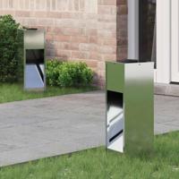 VidaXL Zonne led padverlichting 2 pcs zilver gegalvaniseerd - thumbnail