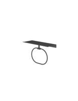 Hotbath &More Handdoekring voor Planchet serie Geborsteld zwart PVD - thumbnail