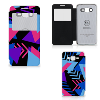 Samsung Galaxy Grand Prime Bookcase Funky Triangle - thumbnail