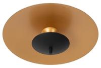 Lucide VULCAN - Plafonnière - Ø 35 cm - LED Dimb. - 1x9W 3000K - Zwart - thumbnail