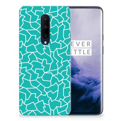 OnePlus 7 Pro | Hoesje maken | Cracks Blue OnePlus 7 Pro | Hoesje maken | Cracks Blue