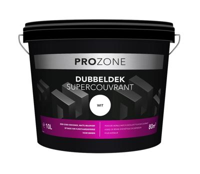 Prozone muurverf dubbeldekkend wit (10ltr)