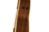 Fender Newporter Player Natural LH WN Gold Pickguard linkshandige elektrisch-akoestische westerngitaar - thumbnail
