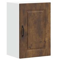 Keukenwandkast Kalmar bewerkt hout gerookt eikenkleurig - thumbnail