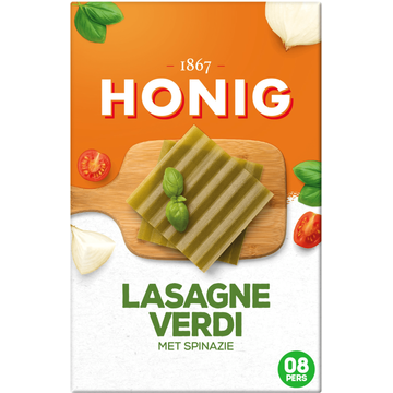 Honig Lasagne Verdi met Spinazie 250 g bij Jumbo