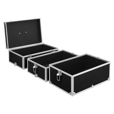 Make-up koffer 37x24x40 cm aluminium zwart Make-up koffer 37x24x40 cm aluminium zwart