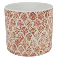 Bloempot Orange keramiek 13,5 cm | 6 stuks - thumbnail