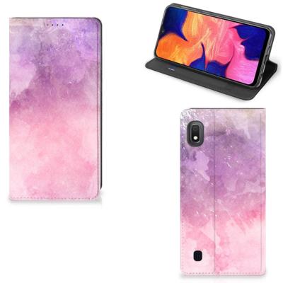 Bookcase Samsung Galaxy A10 Pink Purple Paint Bookcase Samsung Galaxy A10 Pink Purple Paint