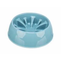 TRIXIE VOERBAK SLOWFEEDING KUNSTSTOF / TPR ASSORTI 25 CM 1,4 LTR - thumbnail