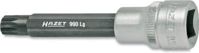 HAZET Dopsleutelbit 990LG-6 · 1/2 inch (12,5 mm) vierkant hol · Binnenveeltandprofiel XZN · SW M6
