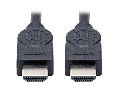 Manhattan 355308 HDMI-kabel HDMI Aansluitkabel HDMI-A-stekker, HDMI-A-stekker 1.50 m Zwart 4K UHD Manhattan 355308 HDMI-kabel HDMI Aansluitkabel HDMI-A-stekker, HDMI-A-stekker 1.50 m Zwart 4K UHD