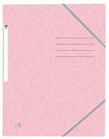 Elastomap oxford top file+ a4 pastel roze | 10 stuks - thumbnail
