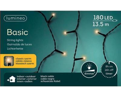 Basic Kerstverlichting 180 LED 13,5m CW