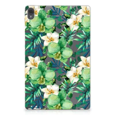 Lenovo Tab P11 | P11 Plus | Siliconen hoesje | Orchidee Groen Lenovo Tab P11 | P11 Plus | Siliconen hoesje | Orchidee Groen