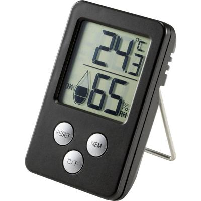E0130 Thermo- en hygrometer Zwart