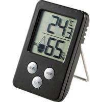 E0130 Thermo- en hygrometer Zwart - thumbnail