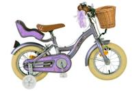 Volare blossom kinderfiets - meisjes - 12 inch - paars - twee handremmen - thumbnail