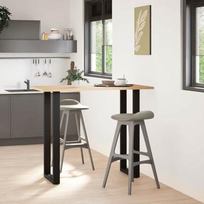Bartafelpoten 2 st U-vormig 50x(110-111) cm staal zwart
