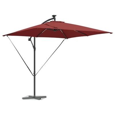 VidaXL Cantilever banana parasol terracotta 249 x 249 x 250 cm VidaXL Cantilever banana parasol terracotta 249 x 249 x 250 cm