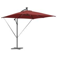Cantilever Banana Parasol Terracotta 249 x 249 x 250 cm - thumbnail