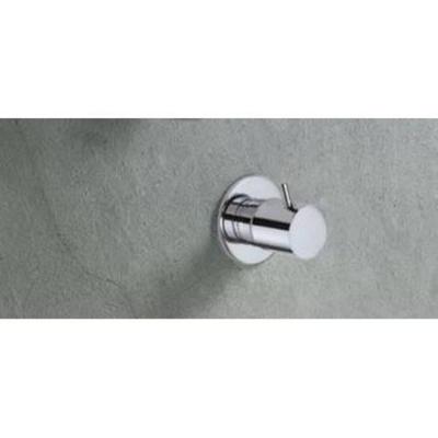 Stopkraan Hotbath Laddy Inbouw Rond Geborsteld Nikkel