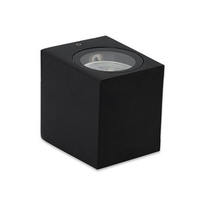 GU10-wandarmatuur Lido zwart