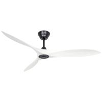 CasaFan ECO AIRSCREW 152 MS-MW Plafondventilator 28 W (Ø x h) 1520 mm x 275 mm Zwart (mat) Met afstandsbediening, Met wintermodus - thumbnail