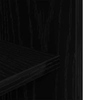 Aquariumstandaard 60,5x36x72,5 cm spaanplaat zwart eikenkleurig - thumbnail