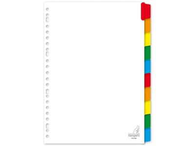 Tabbladen A4 23 rings blanco karton