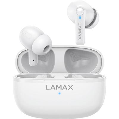 Lamax Clips1 Play In Ear headset Bluetooth Stereo Wit Indicator voor batterijstatus, Oplaadbox, Volumeregeling, Bestand tegen zweet, Touchbesturing, Lamax Clips1 Play In Ear headset Bluetooth Stereo Wit Indicator voor batterijstatus, Oplaadbox, Volumeregeling, Bestand tegen zweet, Touchbesturing,
