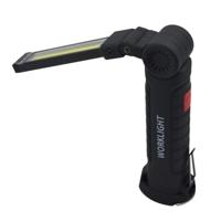 Handheld beweegbare werk lichten USB opladen multi-functionele en vouwen noodverlichting lichaam kleur: zwart grootte: 14.8 x 4.7 cm - thumbnail