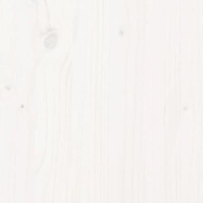 Ligbed 205x110x31,5 cm massief grenenhout wit