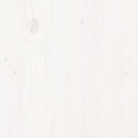 Ligbed 205x110x31,5 cm massief grenenhout wit - thumbnail