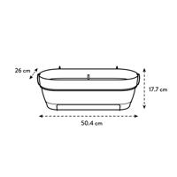 Elho Vibia campaba all-in-1 trough 50 honey yellow - thumbnail