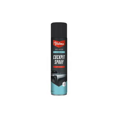 Valma cockpitspray - matglans - reinigt, verzorgt en brengt glans terug - antistatisch - eenvoudig in gebruik - voor kunststof en leer - 400ml