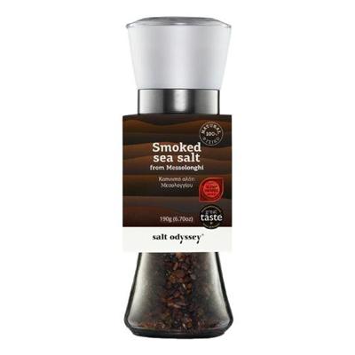 Salt Odyssey - Gerookte Zeezout van Messolonghi (Molen) - 190g