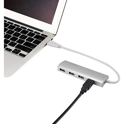 Renkforce USB 3.2 Gen 1-hub 4 poorten Aluminium