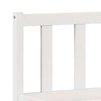 Bedframe extra lang zonder matras grenenhout wit 140x210 cm - thumbnail