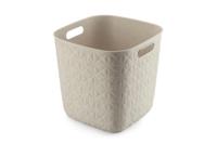 Curver softex opbergmand cube krijtwit - thumbnail