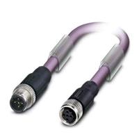Phoenix Contact 1525445 Sensor/actuator dataconnector, geassembleerd M12 Aantal polen (sensoren): 2 Stekker, recht, Bus, recht 3.00 m 1 stuk(s) - thumbnail