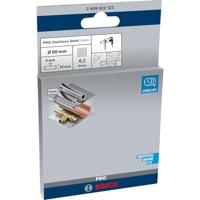 Bosch Accessories Schijfborstel, gegolfd, roestvrij, 80 mm, 0,2 mm, 4 mm, 4500 omw/min Schacht-Ø 6 mm 2608622123 1 stuk(s) - thumbnail
