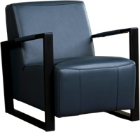 Leren industriële fauteuil Touch - Echt leer, Industrieel, Comfortabel en kies uit meer dan 150+ kleuren - Ontdek de Vele Leersoorten en Kleuren bij ShopX - thumbnail